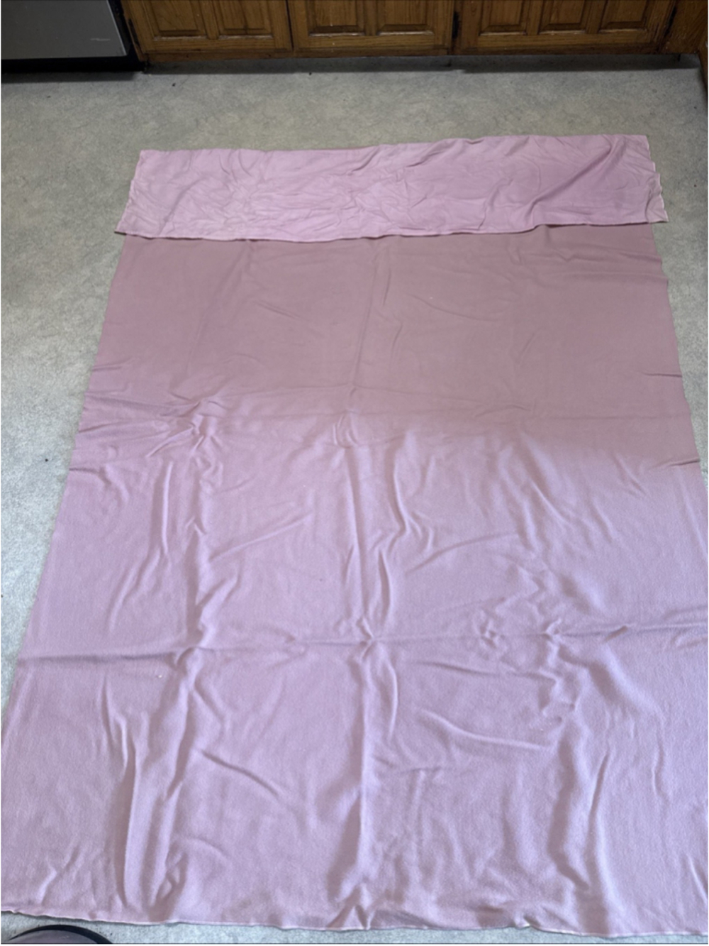 SALE! Vtg PURE WOOL BLANKET Pink '76x 56 Cottage Charm 50's XL
